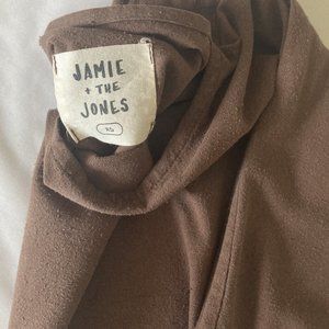 Jamie + The Jones Nutmeg Raw Silk T Top